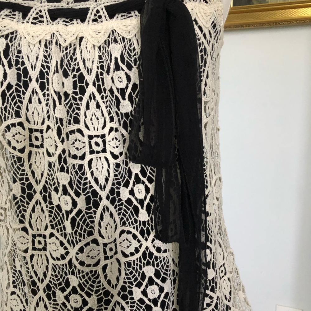 Karen Kane cotton & silk top, size Small - Picture 3 of 9